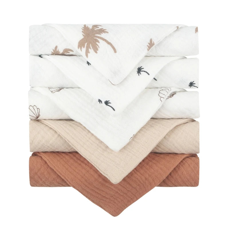 5 Cotton Baby Towels