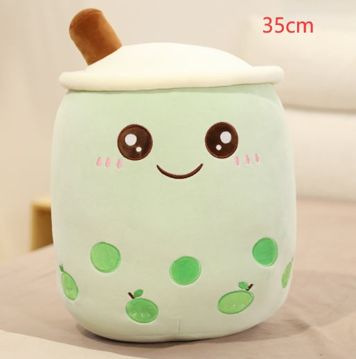 Stuffed Soft Strawberry Milk Tea Plush