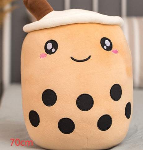 Stuffed Soft Strawberry Milk Tea Plush