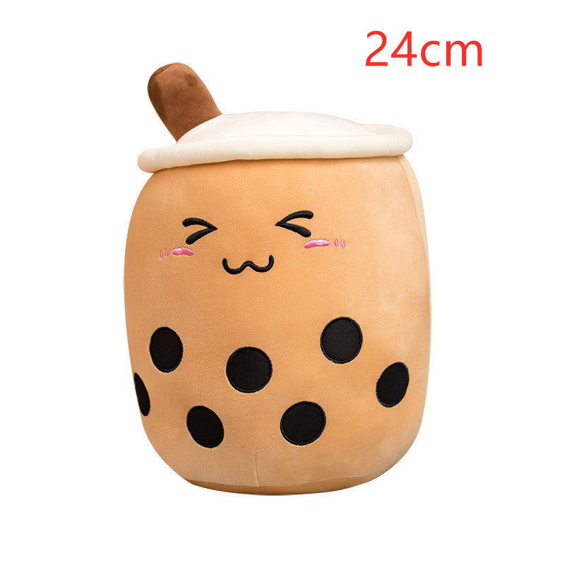 Stuffed Soft Strawberry Milk Tea Plush