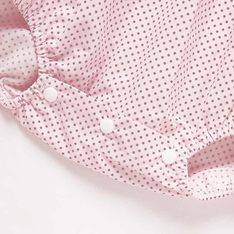 Newborn Baby Girls' Valentine's Day Smocked Romper