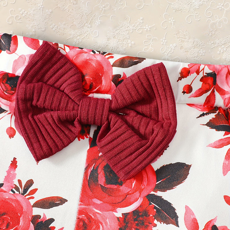 Newborn Baby Girl 'Hello I'm New Here' Romper Set