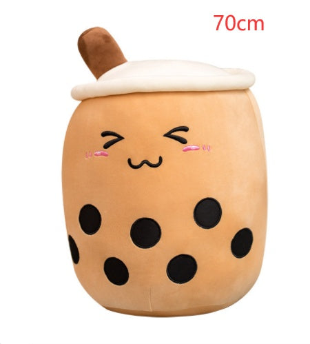 Stuffed Soft Strawberry Milk Tea Plush