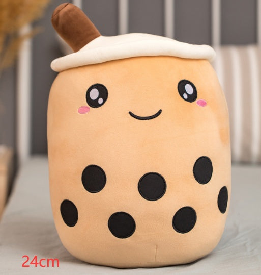 Stuffed Soft Strawberry Milk Tea Plush