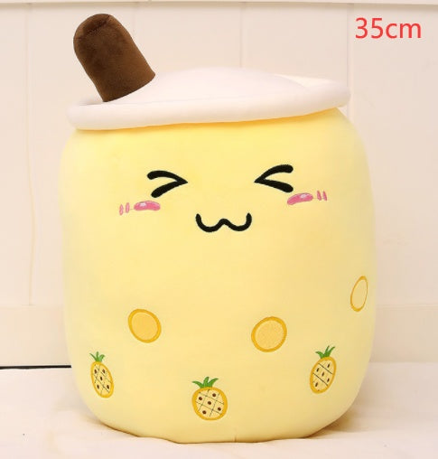 Stuffed Soft Strawberry Milk Tea Plush