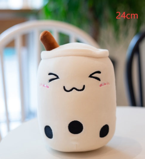 Stuffed Soft Strawberry Milk Tea Plush