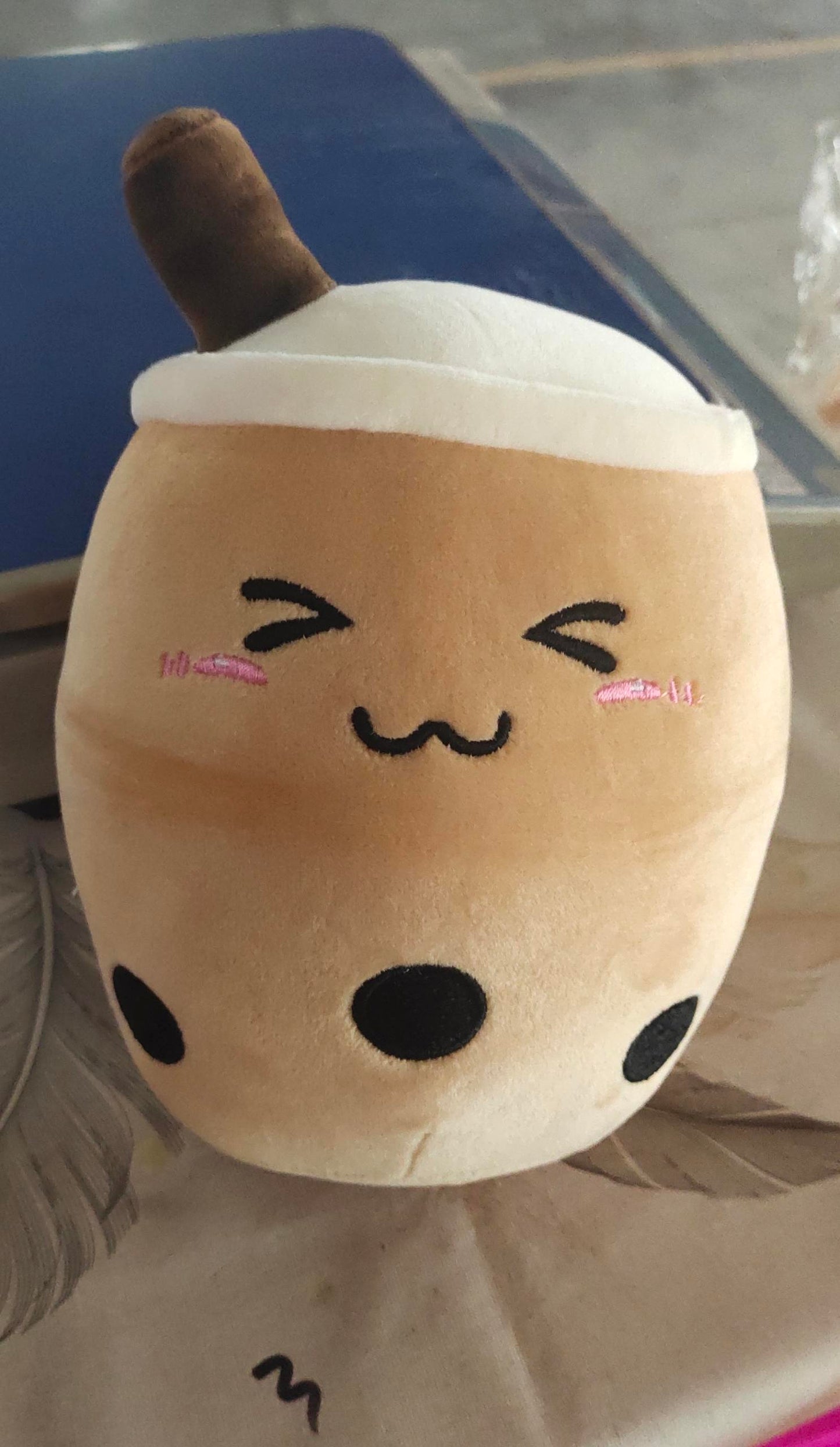 Stuffed Soft Strawberry Milk Tea Plush