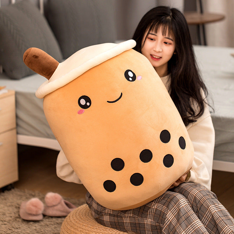 Stuffed Soft Strawberry Milk Tea Plush