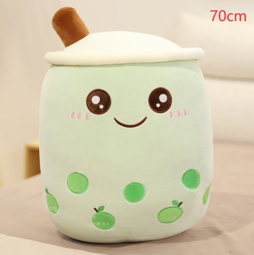 Stuffed Soft Strawberry Milk Tea Plush