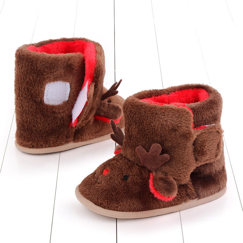 Christmas Raindeer Baby Boots