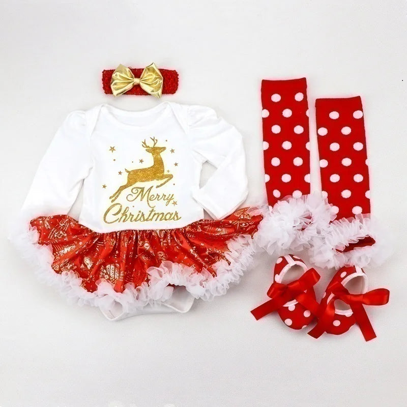 Fancy New Year Baby Girl Carnival Christmas Dress