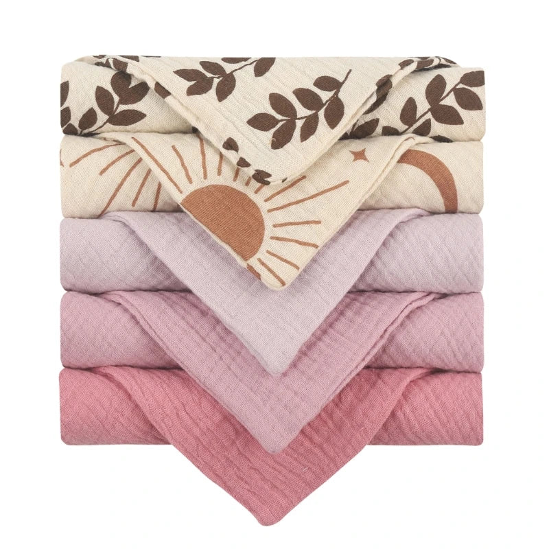 5 Cotton Baby Towels