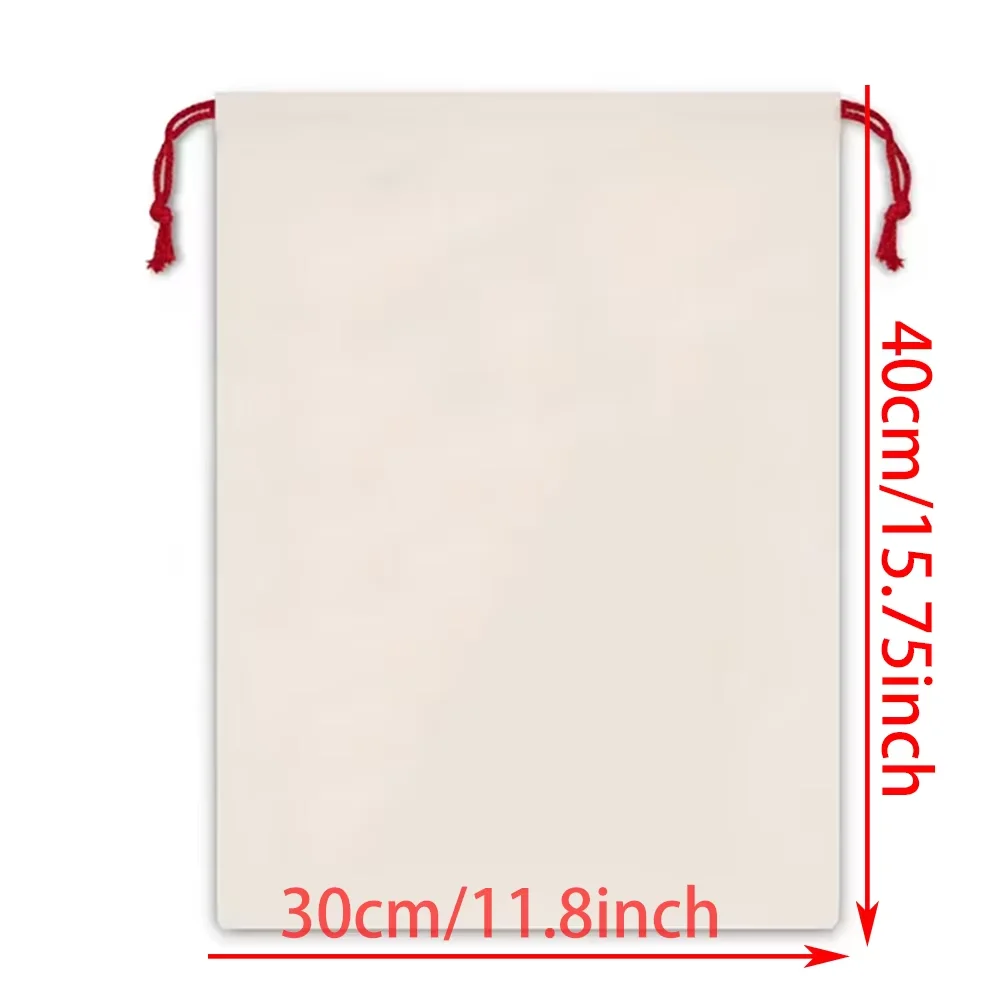 Stocking Coquette Candy Cane Santa Sack