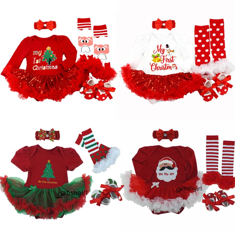 Fancy New Year Baby Girl Carnival Christmas Dress