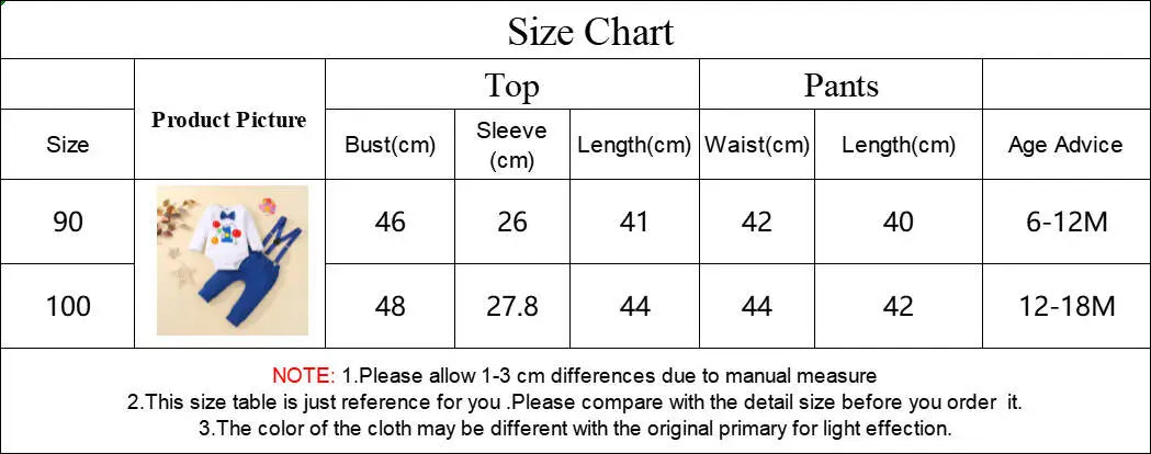 Baby Boys Birthday Outfits Sets Balloon Letter "1"