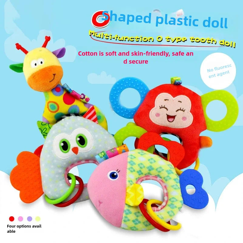 Rattles Animal Giraffe Doll Teether