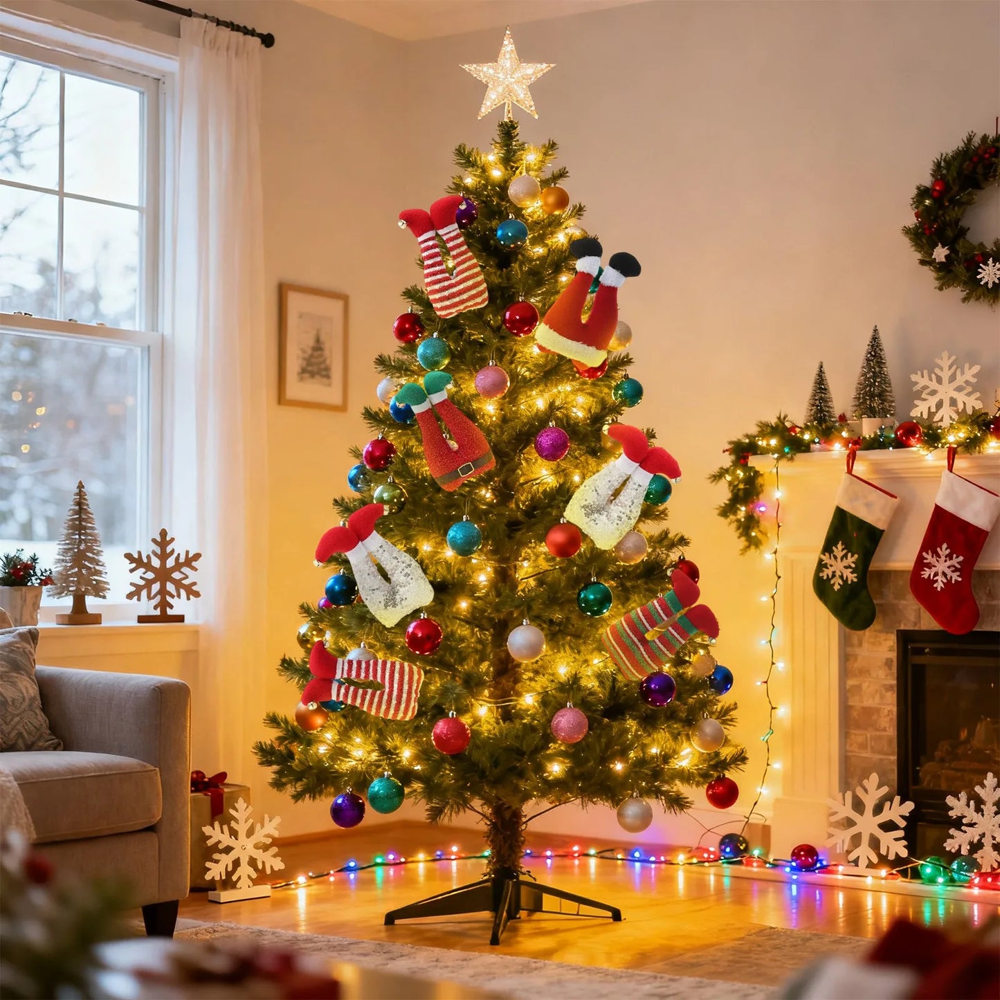 Christmas Plush Large Elf Legs