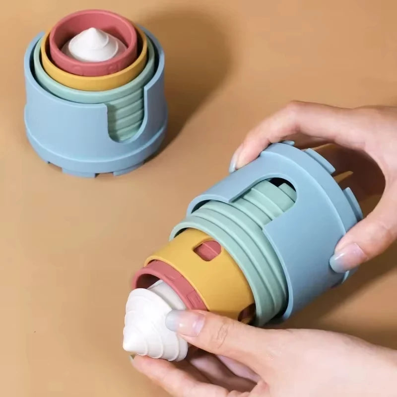 Stackable Cups Early Educational Bath Toys