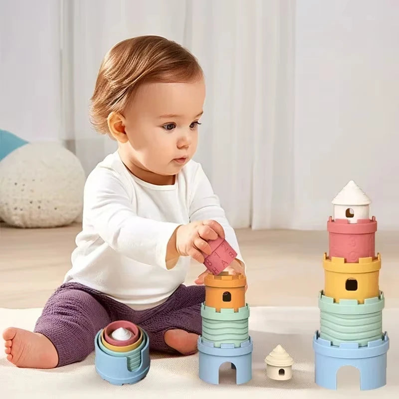 Stackable Cups Early Educational Bath Toys