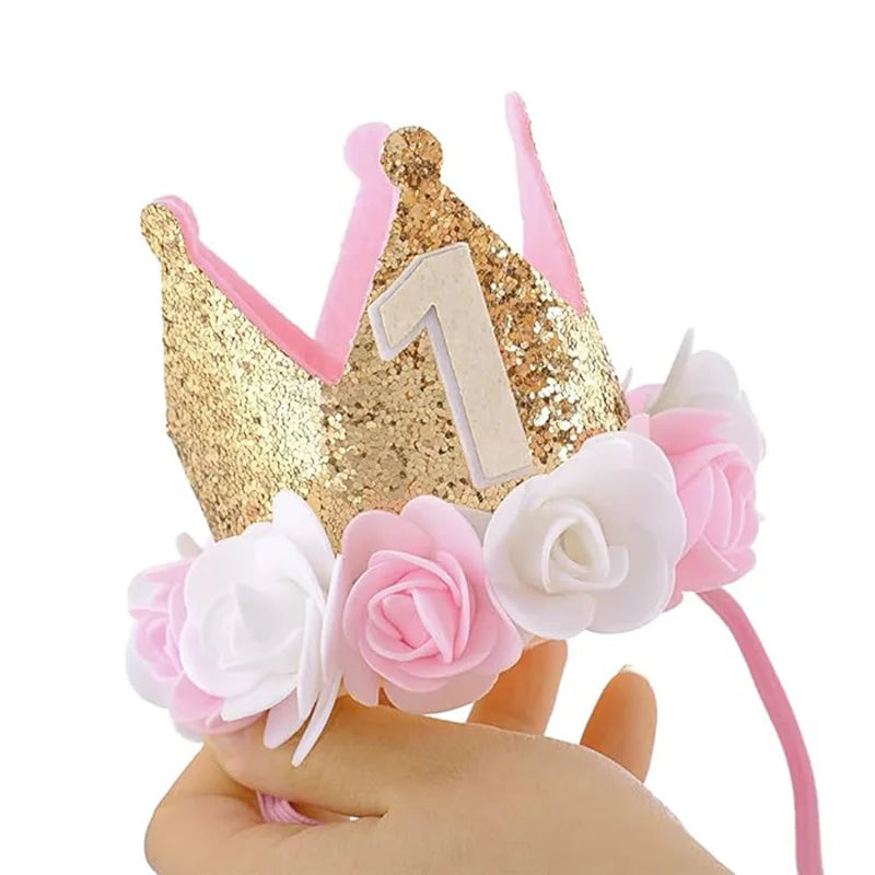 Baby One 1 year old DIY Birthday Crown