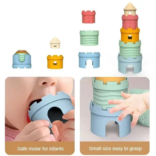 Stackable Cups Early Educational Bath Toys