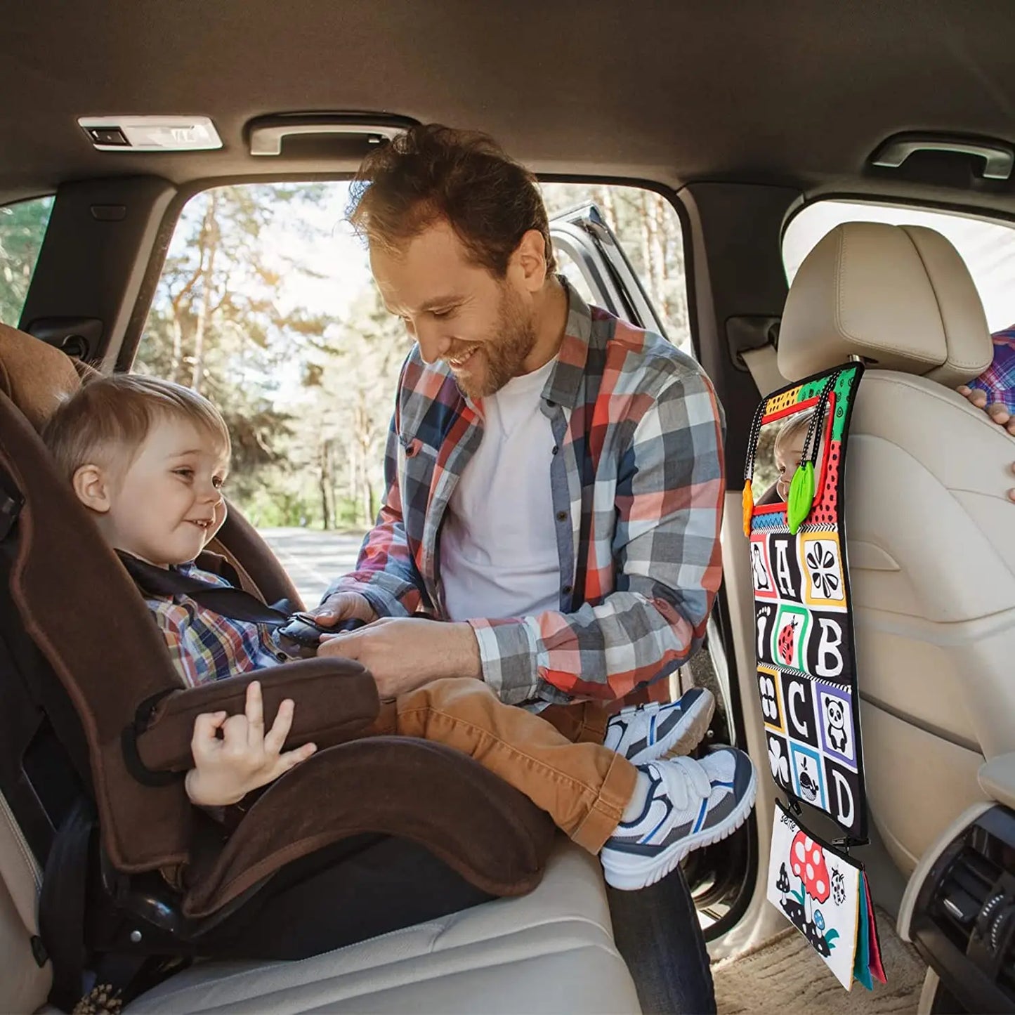 Black And White Baby Floor Mirror Tummy Time