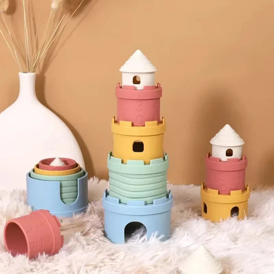 Stackable Cups Early Educational Bath Toys