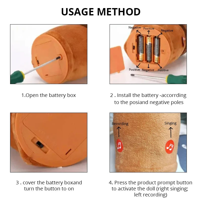 Repeat Talking Wiggle Cactus