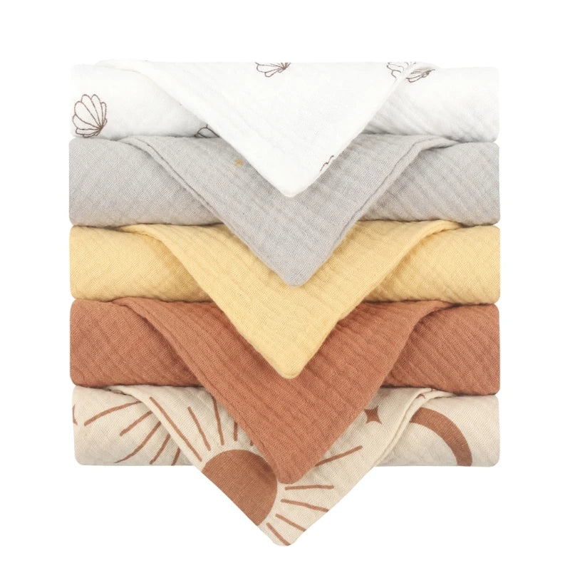 5 Cotton Baby Towels