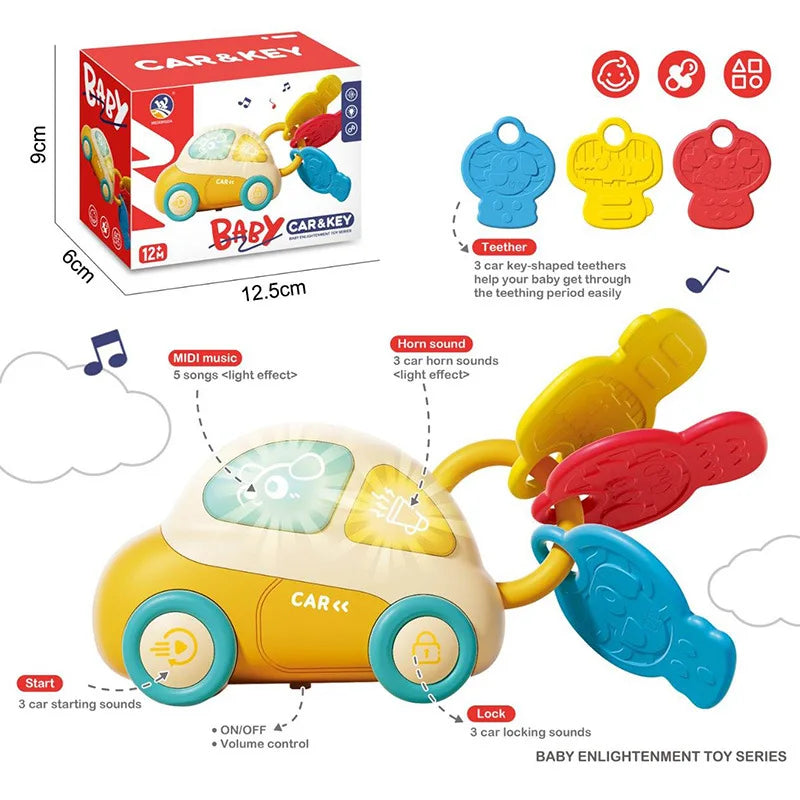 Baby Teething Toys With Music & Light