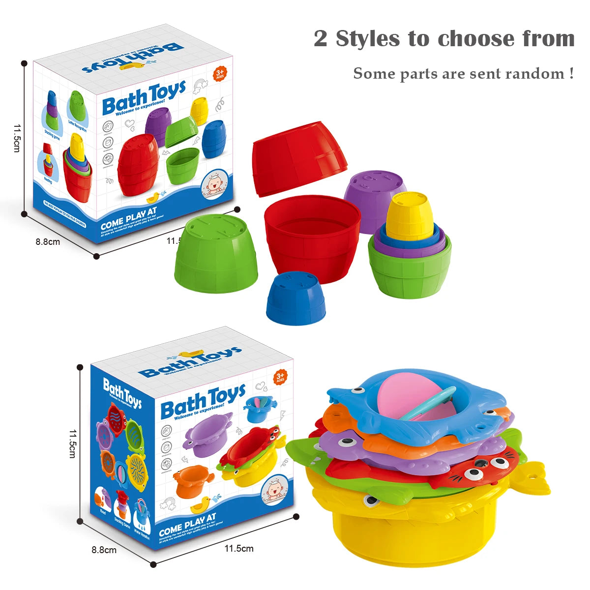 Toddler Stacking Bath Toys