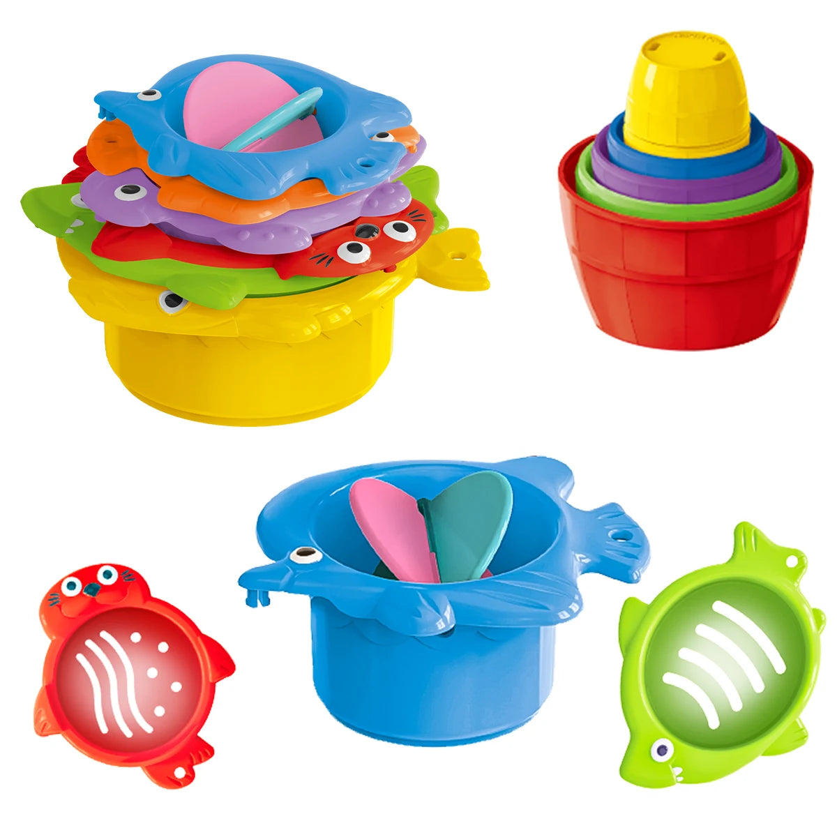 Toddler Stacking Bath Toys