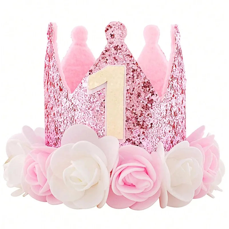 Baby One 1 year old DIY Birthday Crown