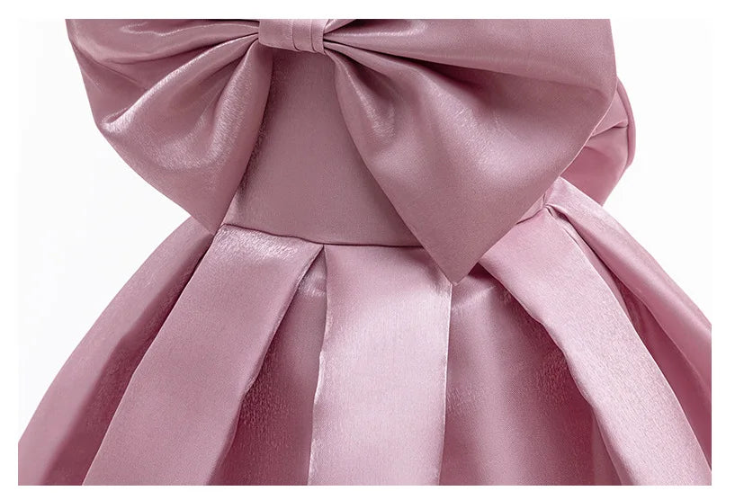 Big Bow Dresses For Baby Girl 1st
