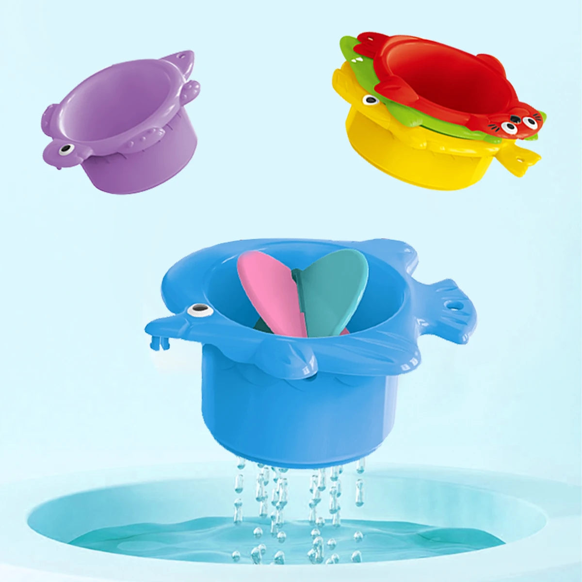Toddler Stacking Bath Toys