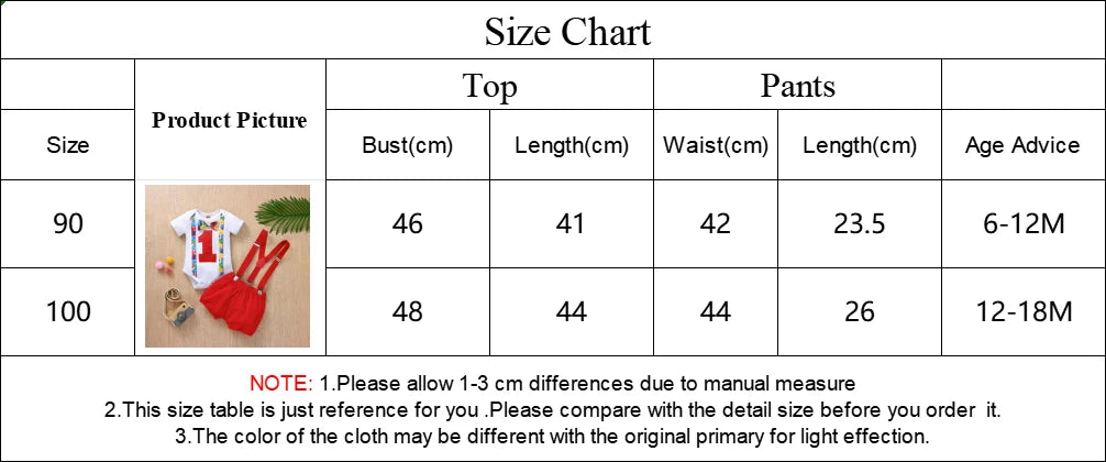 Baby Boys Birthday Outfits Sets Balloon Letter "1"