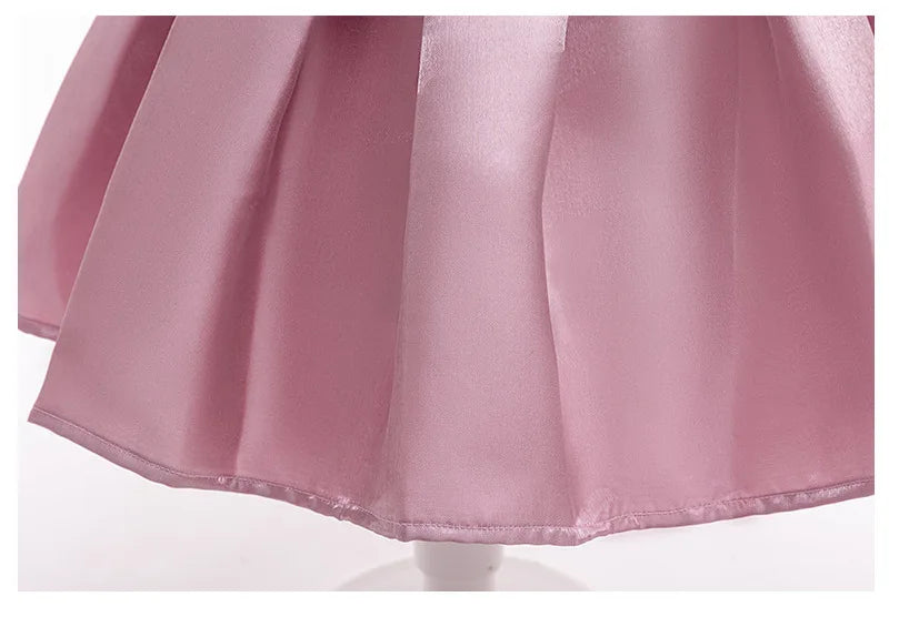 Big Bow Dresses For Baby Girl 1st