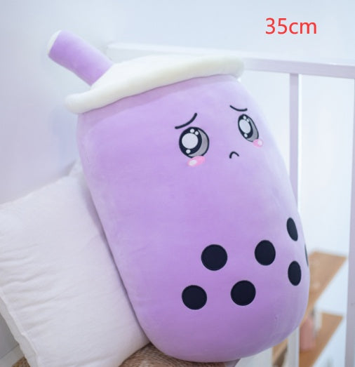 Stuffed Soft Strawberry Milk Tea Plush