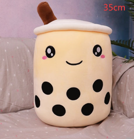 Stuffed Soft Strawberry Milk Tea Plush