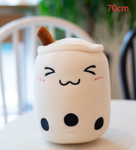 Stuffed Soft Strawberry Milk Tea Plush