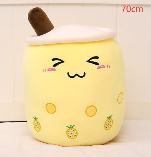 Stuffed Soft Strawberry Milk Tea Plush