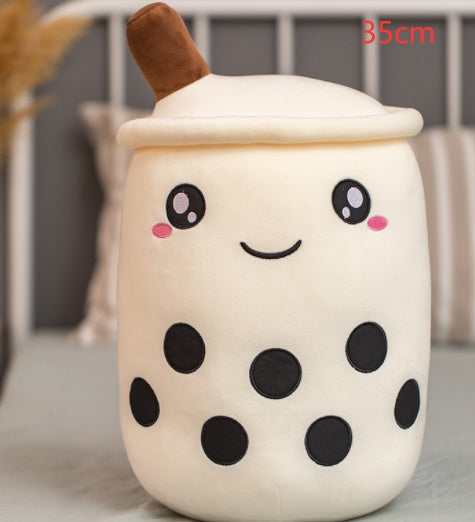 Stuffed Soft Strawberry Milk Tea Plush