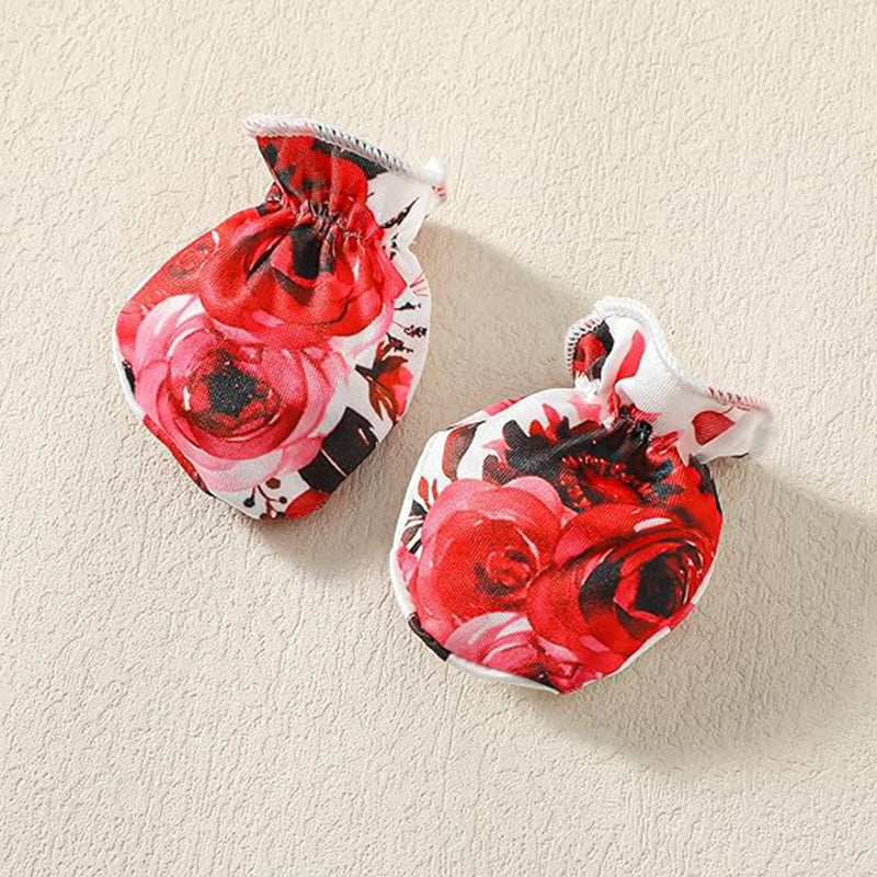 Newborn Baby Girl 'Hello I'm New Here' Romper Set