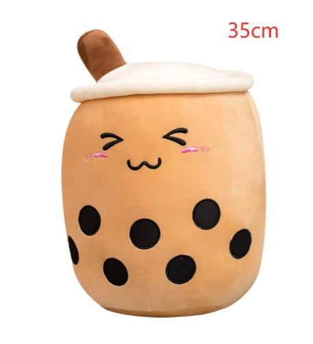 Stuffed Soft Strawberry Milk Tea Plush