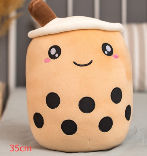 Stuffed Soft Strawberry Milk Tea Plush