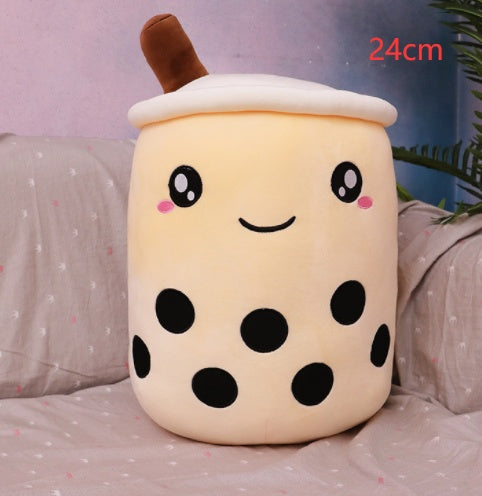 Stuffed Soft Strawberry Milk Tea Plush